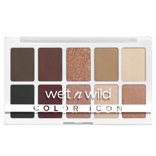 Wet n Wild Color Icon 10-Pan Eyeshadow Palette - Nude Awakening - 0.42oz: Vegan, Defining, Matte, Satin, Shimmer