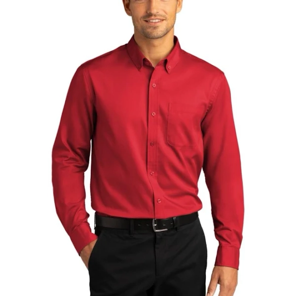 Port Authority Men's Long Sleeve SuperPro React Twill Shirt