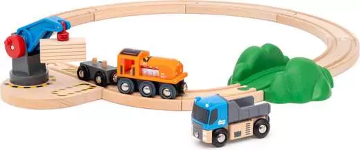 BRIO World Railway Set Starter Lift & Load Set