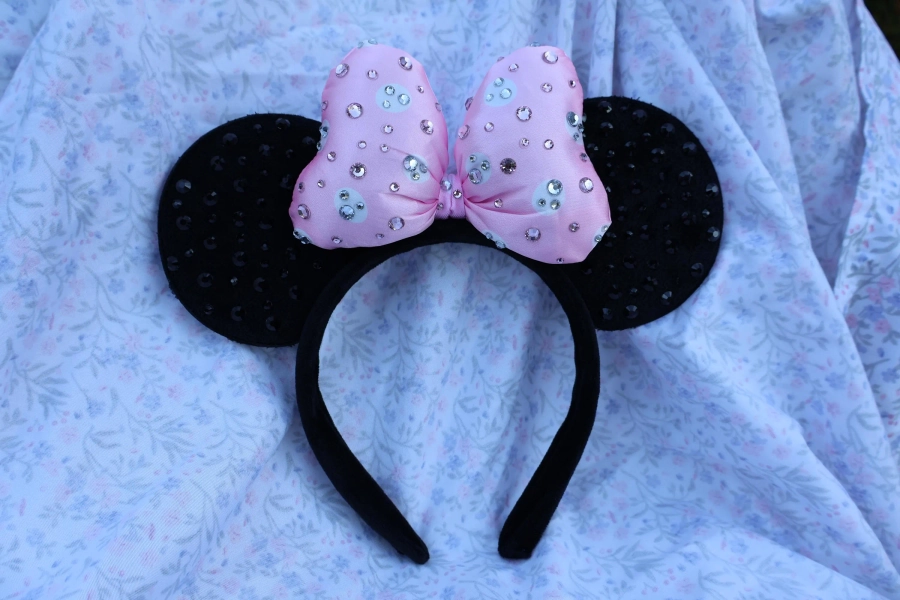 Rhinestone Baby Pink Minnie Ears