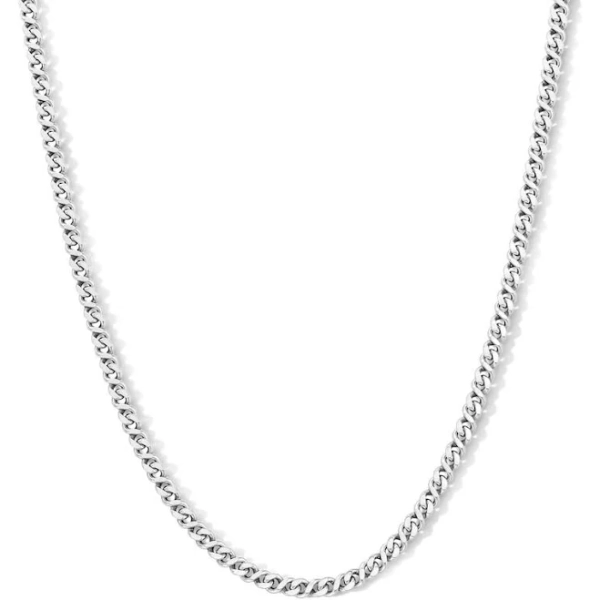 Sterling Silver Miami Cuban Curb Chain, 20"