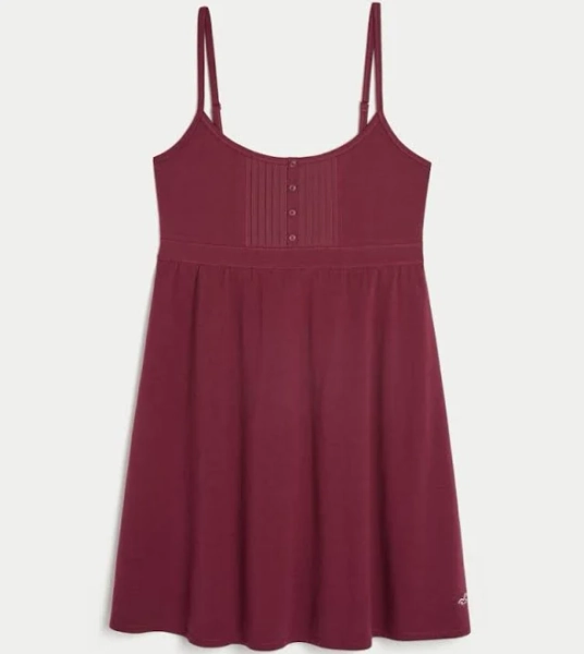 Hollister Women's Pintuck Knit Mini Dress