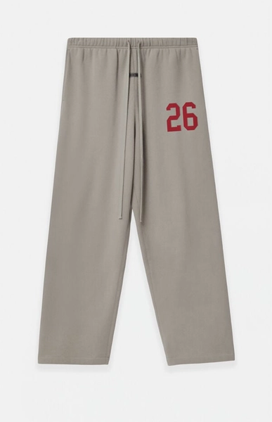 Smoke Grey Lounge Fleece Baggy Sweatpants