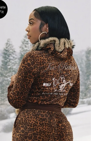 

VELOUR FAUX FUR SHRUNKEN ZIP HOODIE | True Religion

