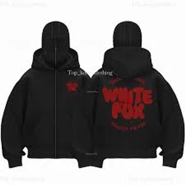 2025 Whitefox Sweatshirt Men's White Foxy Hoodie High Quality Fashion Luxury Letter Printing Men Women Printed Outwear Sports Long Sleeve