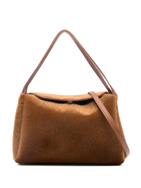Themoirè sac porté épaule à fermoir à loquet | Taille unique