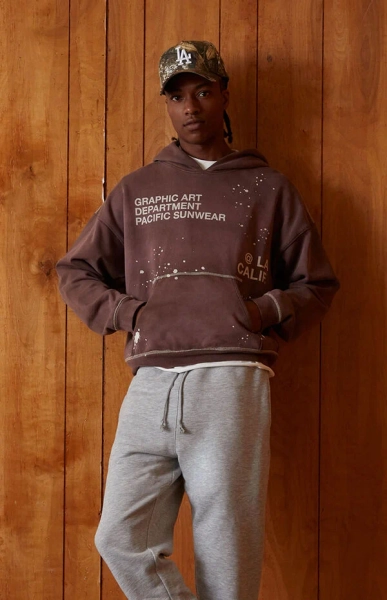 Brown Terrain Heavyweight Hoodie