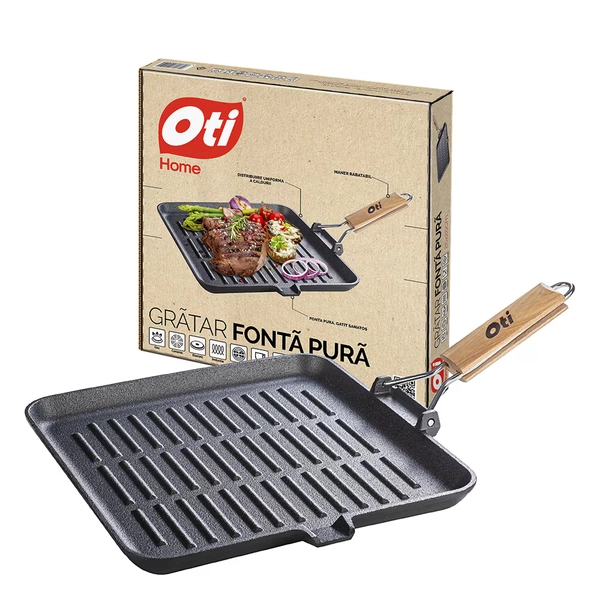 Gratar din fonta pura OTI, inductie, L