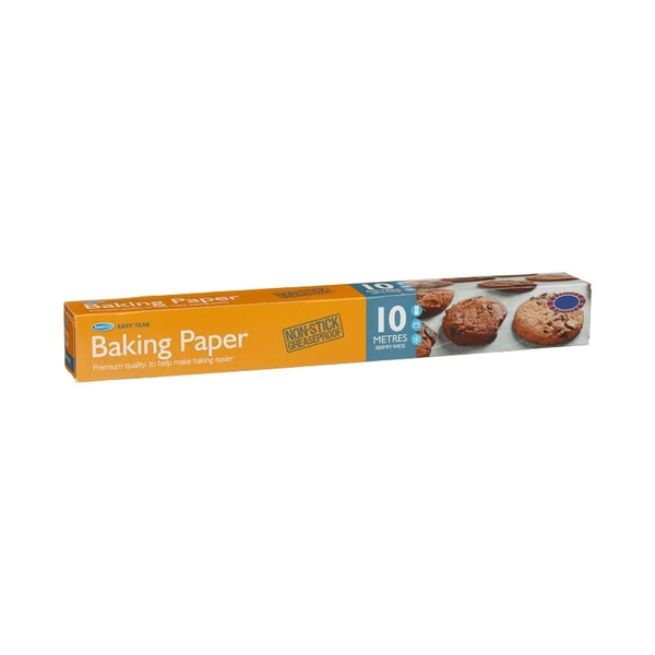 Non-Stick Greaseproof Baking Paper 10m