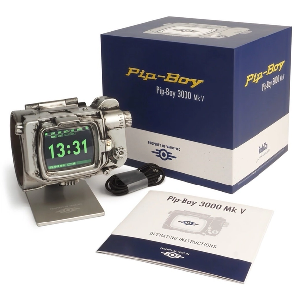 Fallout Pip Boy 3000 MK V Die-Cast Replica Vault 33 Wearable Wand Company
