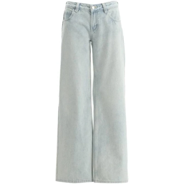 Y2k Low Rise Straight Leg Jeans
