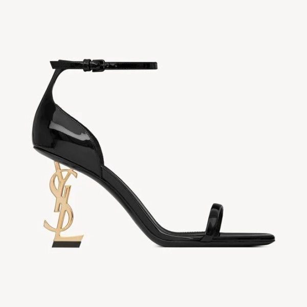 Saint Laurent Opyum Sandals Women in Patent leather