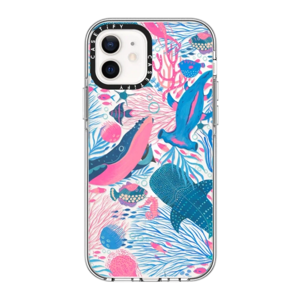 Impact Clear iPhone 12 Case MagSafe Compatible - Under the Sea by Grace Andersson