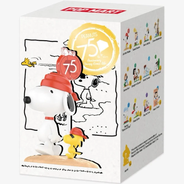 POP MART Peanuts 75th Anniversary Snoopy Comic Life Series Figures