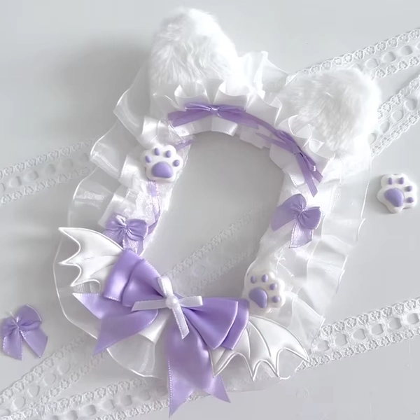 Photocard Holder for K-Pop Kawaii Cat Pat Lace Card Sleeve Handmade Ribbon Bowknot  Decor Accessories Ita Bag Ornament 3 Inch - AliExpress 21