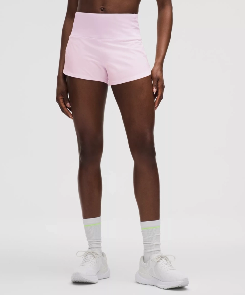 Speed Up High-Rise Lined Short 2.5" - Pink Organza - 12