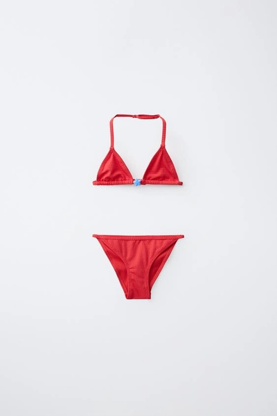 6-14 YEARS / STARFISH BIKINI - Red - 6-7 years (47,2 INCHES)