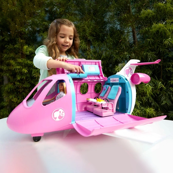 Barbie Dream Plane with Pilot Doll Playset