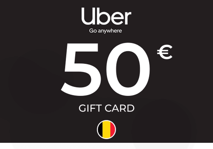 Uber Gift Card 50 EUR Key - BELGIUM