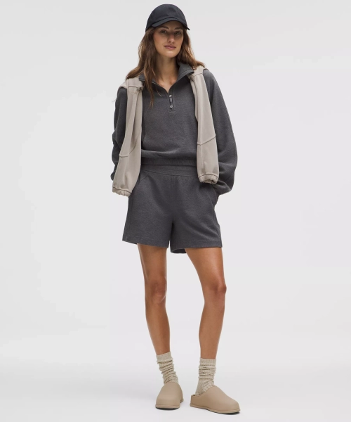 Scuba High-Rise Short 5" *Waffle - Heathered Graphite Grey - XXXS