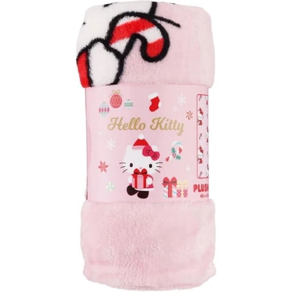 CVS Hello Kitty Holiday Plush Throw Blanket