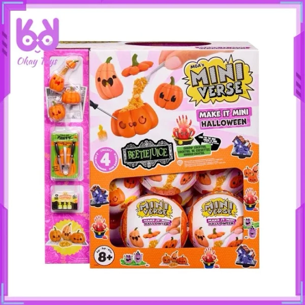 miniverse Blind Box figures Genuine Mysterious box Weird Limited Halloween DIY action figures make