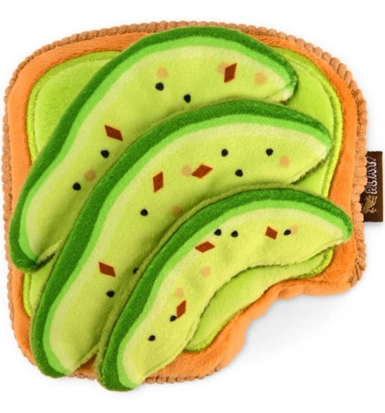 Barking Brunch Avo-Doggo Toast Dog Toy