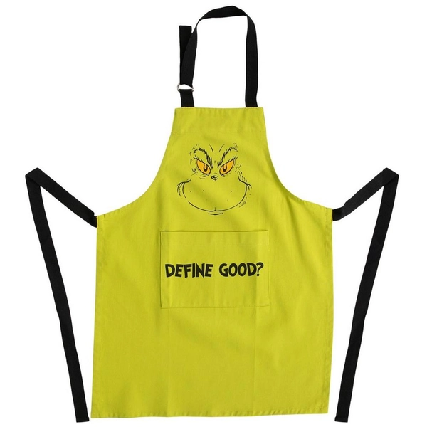 Youth Grinch Face Apron