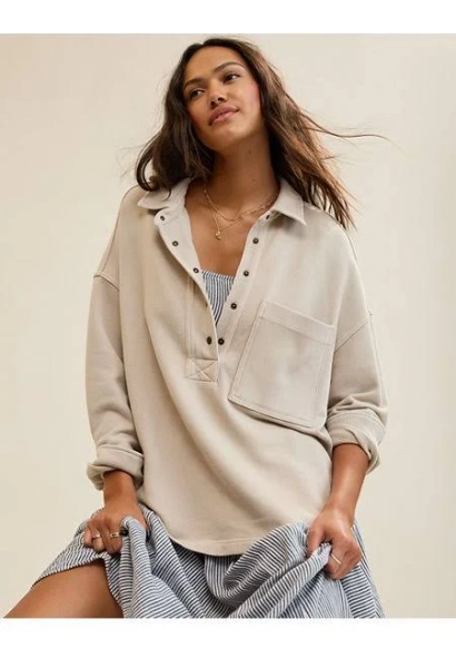 Aerie Chorewear Popover Sweatshirt