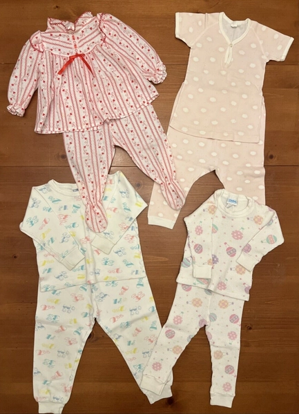 VTG 1980’s 1990's Baby Toddler Clothing Sleepers Carter's ~ LOT 4 Outfits