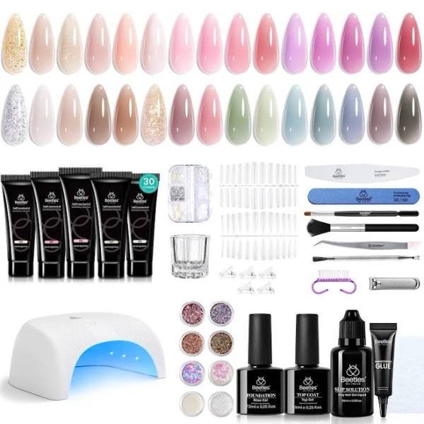 Beetles 30 Colors Poly Extension Gel Nail Kit