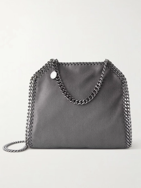 Stella McCartney - Falabella Mini Brushed Shoulder Bag - Gray