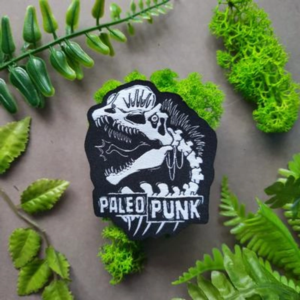 Dilophosaurus Paleo Punks Patch