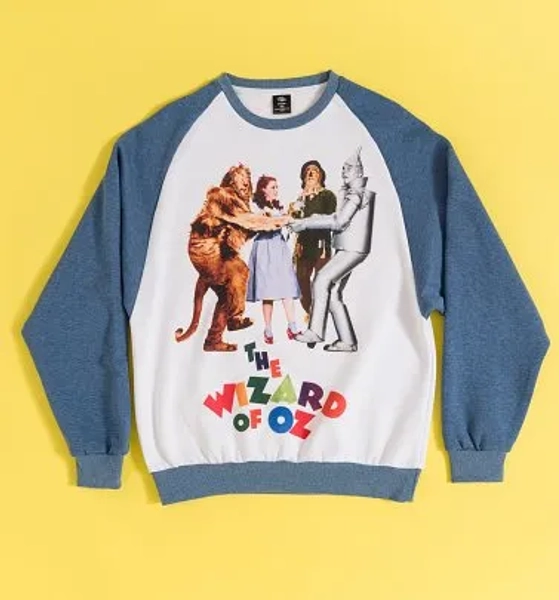Wizard Of Oz Raglan Crewneck from Cakeworthy