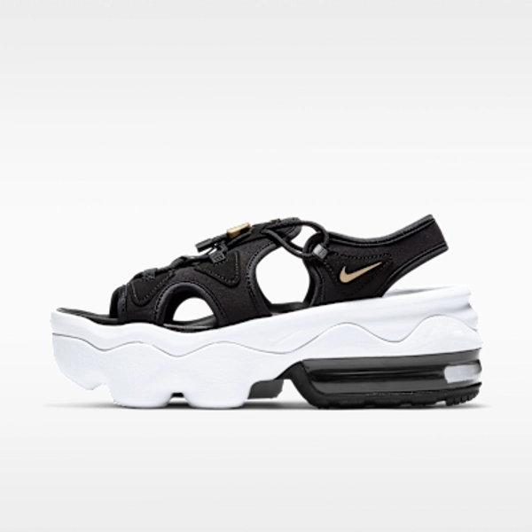 Nike Air Max Koko Women's Sandals - Black/Anthracite/White/Metallic Gold - Size 7