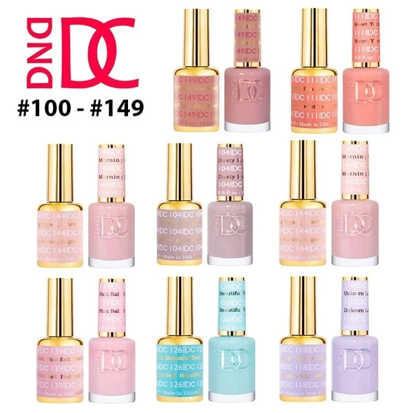 DND DC Matching Nail Polish &amp; Gel Polish Set Duo #100-#149