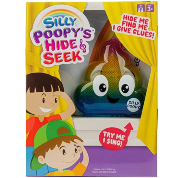 What Do You Meme Silly Poopy's Hide & Seek Toy Multicolored 3 pc