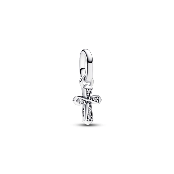 Pandora ME 793044C01 - Sparkling Cross  Mini Dangle Charm - Bedel