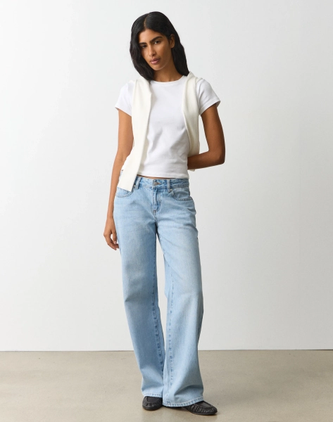 Low Rise Straight Leg Jean