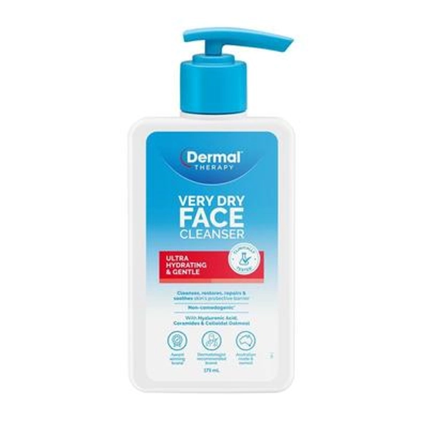 Dermal Therapy Very Dry Face Cleanser 175ml