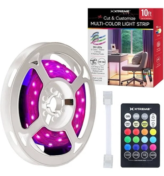 Xtreme Lit Multicolor LED Light Strip Kit