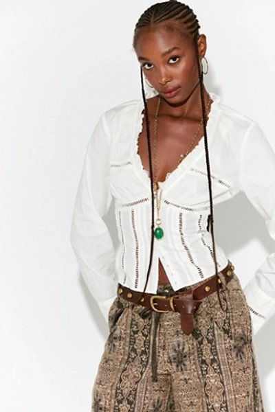 Frankie Corset Long Sleeve Top