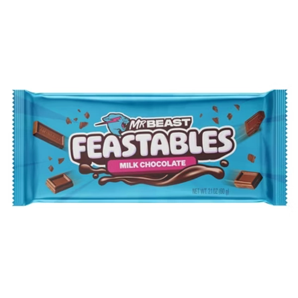 Feastables MrBeast Candy Bar Milk Chocolate 60g