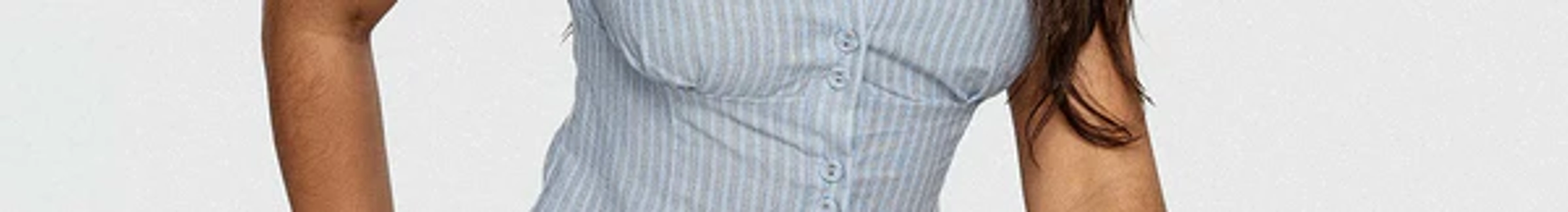 Cottesloe Blouse Top Blue Stripe - US 0 / Blue Stripe