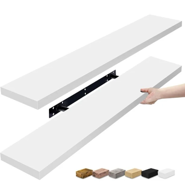 Sorbus Long Floating Shelves Set of 2