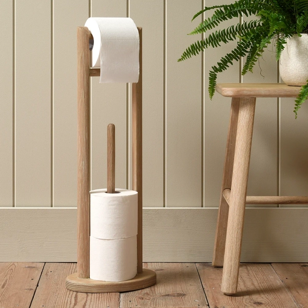 Berkeley Nordic Oak Toilet Roll Holder