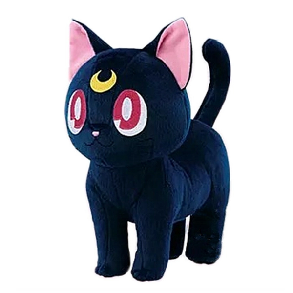 Anime SAILOR MOON Luna Cat Plush Doll Pillow Stuffed Cosplay Toy Xmas Gift 