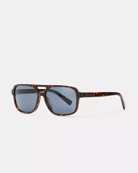 DARK TORTOISE Signature Pilot Sunglasses