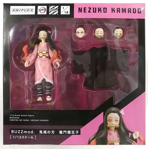 (Pre-owned ITEM:A/BOX:B)BUZZmod. Demon Slayer: Kimetsu no Yaiba Nezuko Kamado 1/12 Action Figure (ANIPLEX+ Exclusive)(Released)