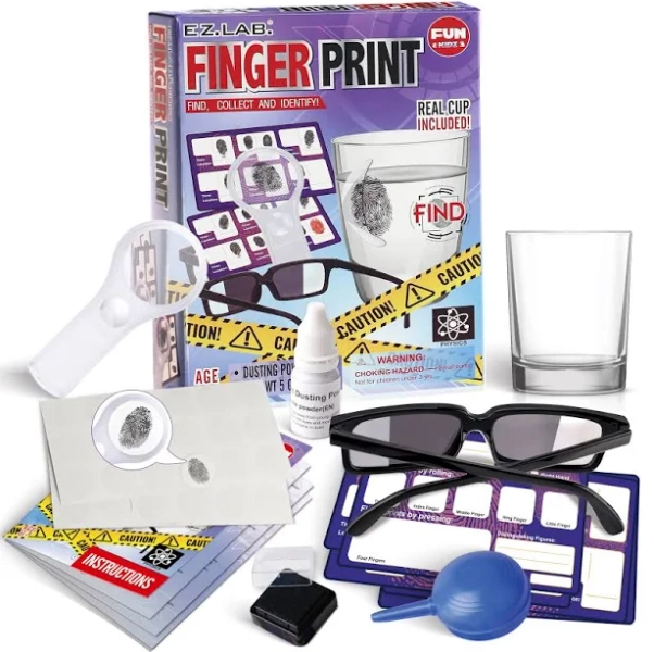 FunKidz Detective Spy Gear Fingerprint Kit